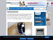 Tablet Screenshot of infoboard.de